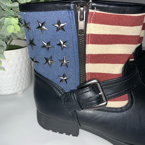 Rue21 American Flag Ankle Boots - Picture 4 of 9